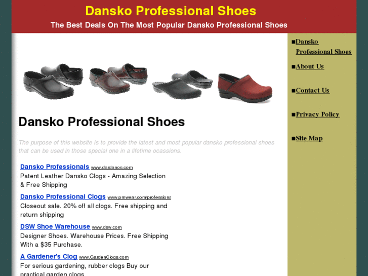 www.danskoprofessionalshoes.com