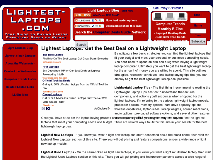 www.lightest-laptops.com