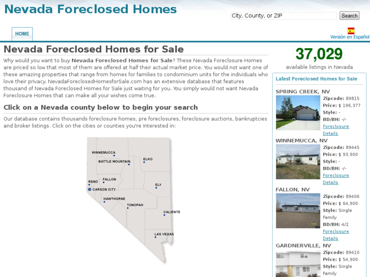 www.nevadaforeclosedhomesforsale.com