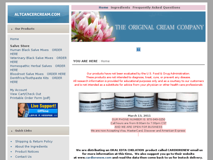 www.altcancercream.com