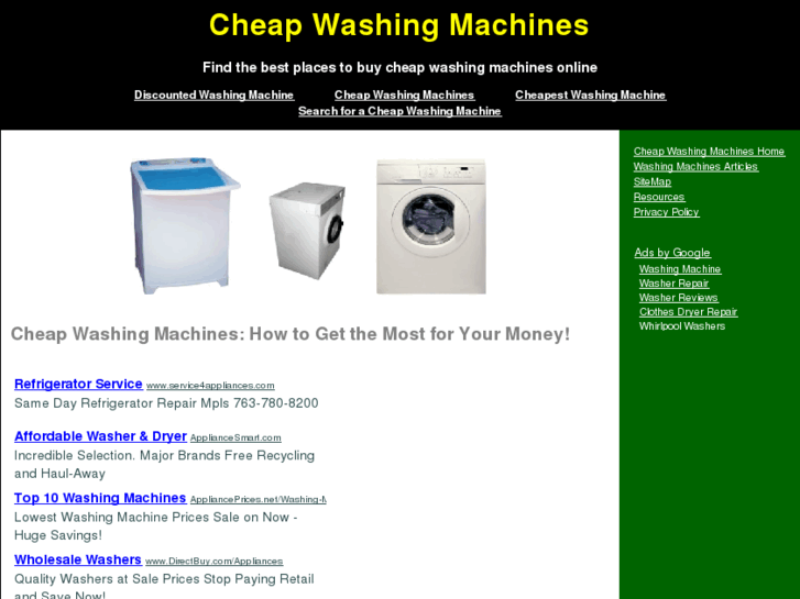 www.cheapwashingmachines.info