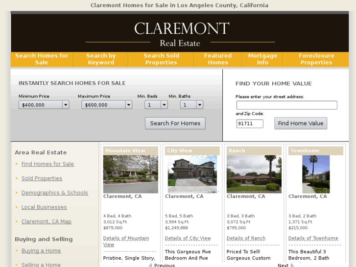 www.claremont-realestate.com