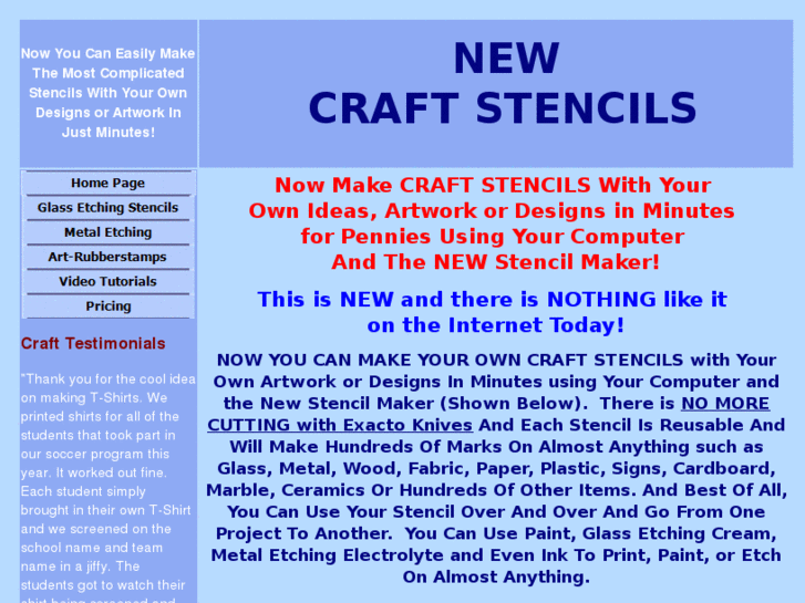 www.craft-stencils.com