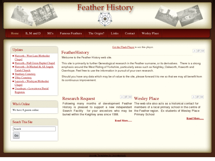 www.featherhistory.com