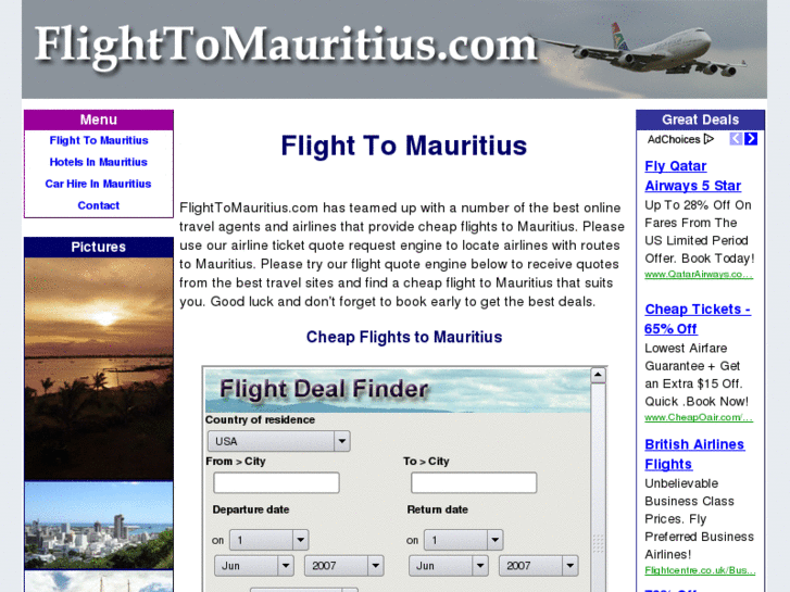 www.flighttomauritius.com