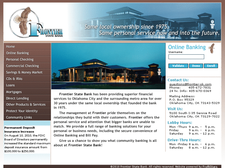 www.frontier-ok.net