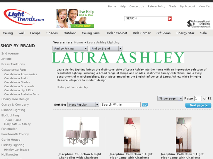 www.lauraashleylighting.net