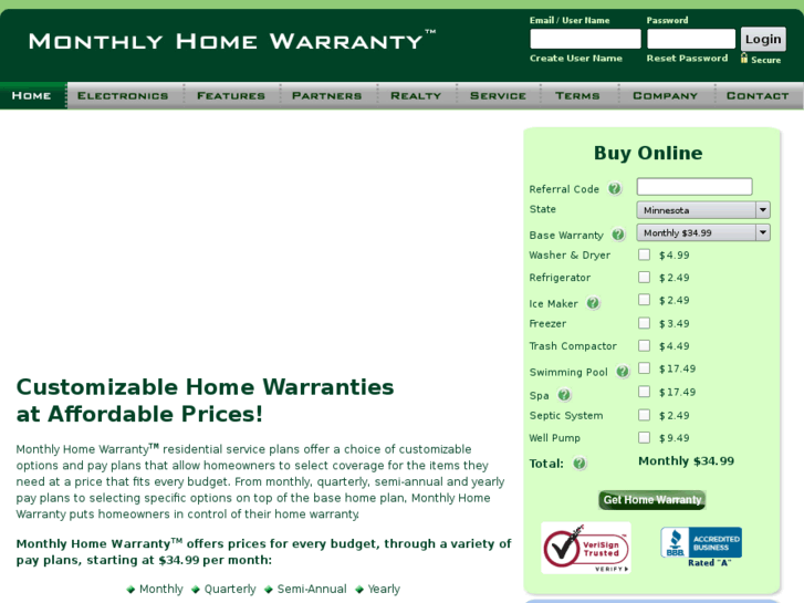 www.monthlyhomewarranty.com