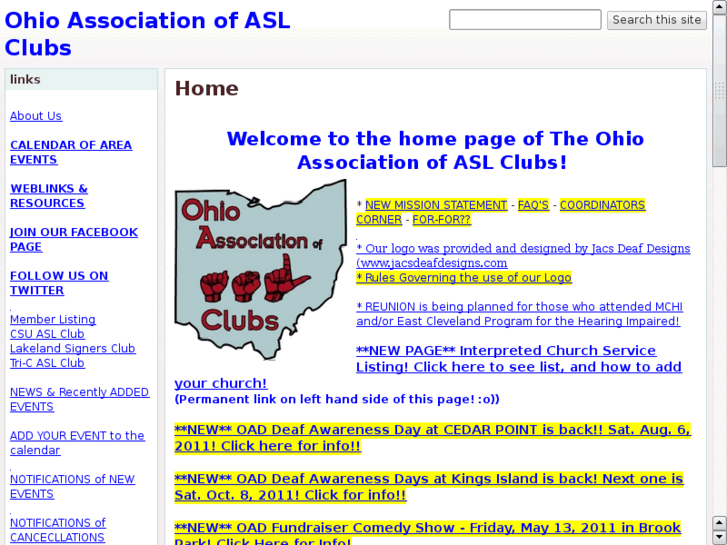 www.ohioaslclubs.org