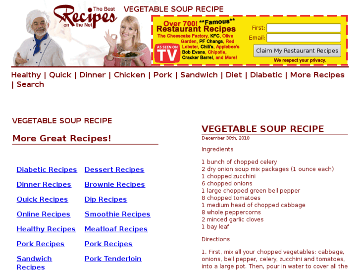 www.vegetablesouprecipe.net