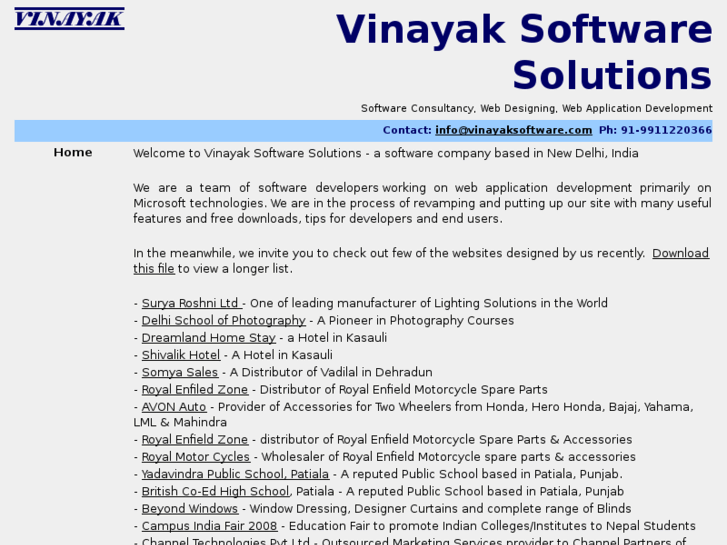 www.vinayaksoftware.com
