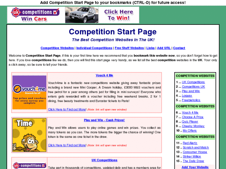 www.competitionstartpage.com