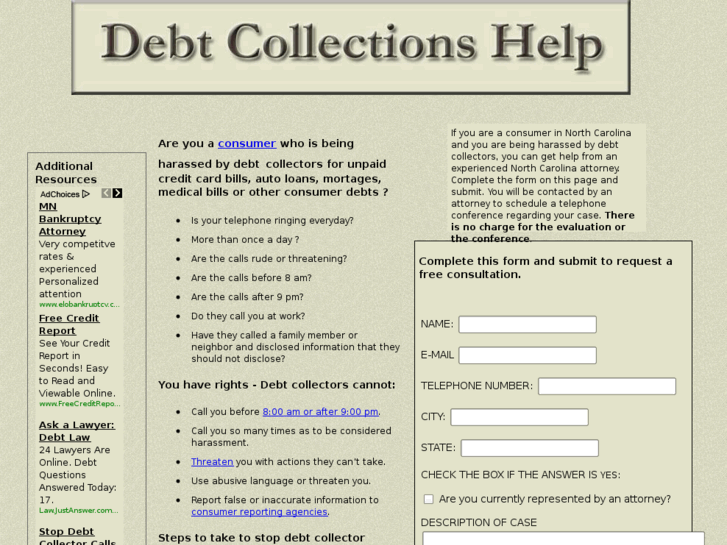 www.debtcollectionshelp.com