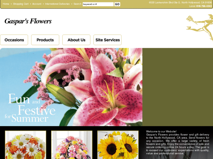 www.gasparsflowers.com