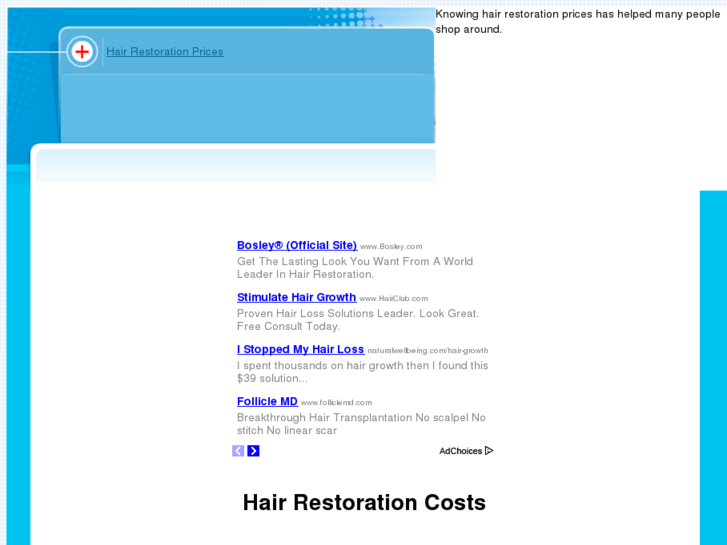 www.hairrestorationprices.com