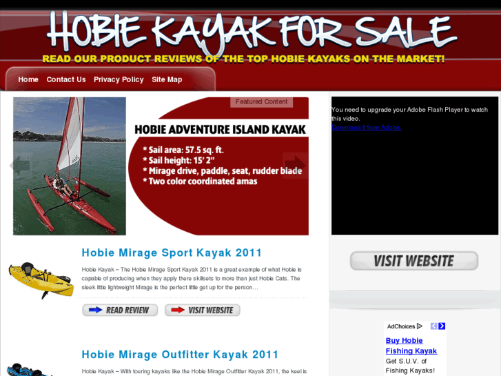 www.hobiekayakforsale.com