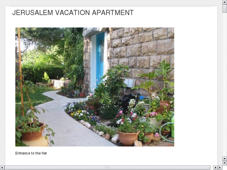 www.jerusalemholidayflat.com