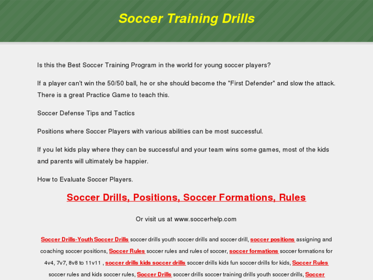 www.soccertrainingdrills.net