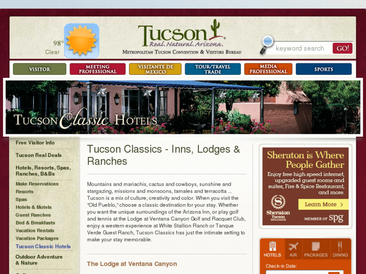 www.tucsonclassichotels.com