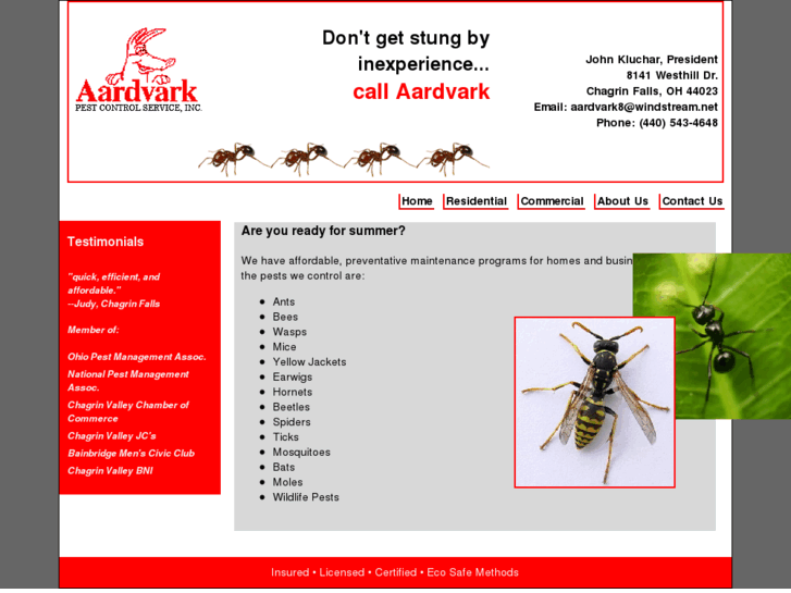 www.aardvarkpestcontrolservice.com