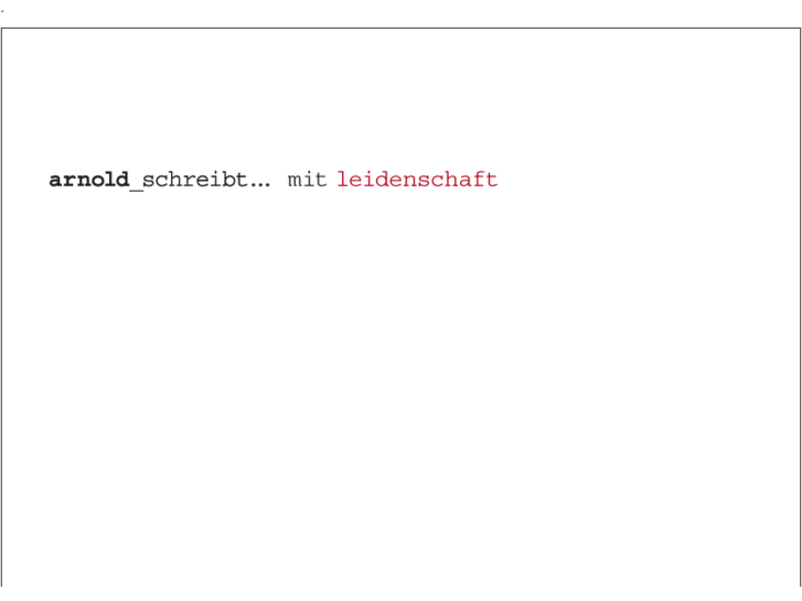 www.arnoldschreibt.at