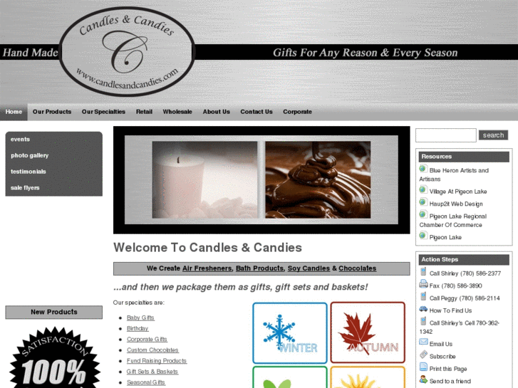 www.candlesandcandies.com