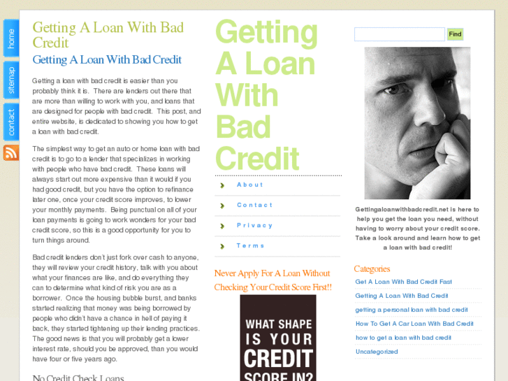 www.gettingaloanwithbadcredit.net