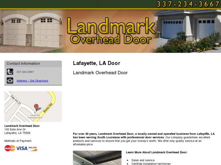 www.landmarkoverheaddoor.com