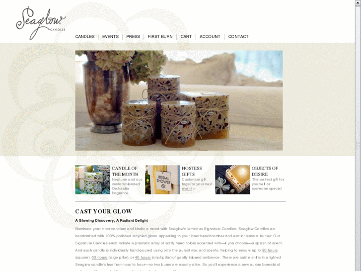 www.seaglowcandles.com