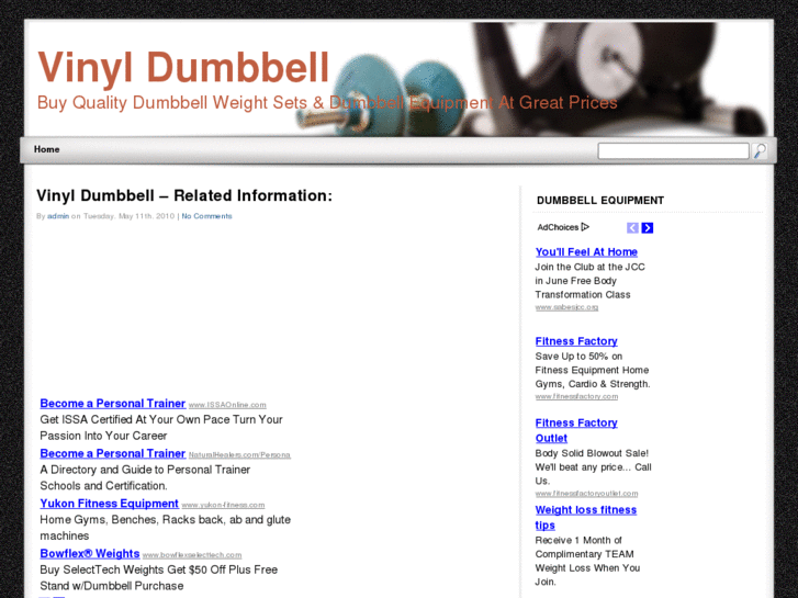 www.vinyldumbbell.com