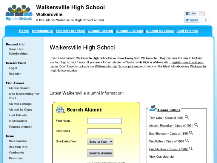 www.walkersvillehighschool.org