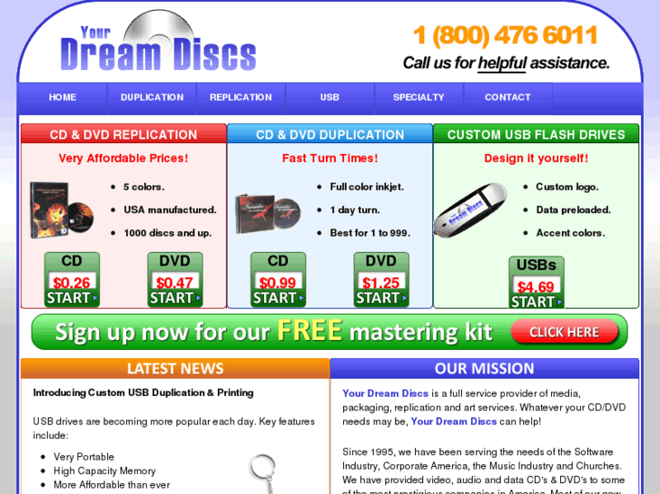 www.yourdreamdiscs.com