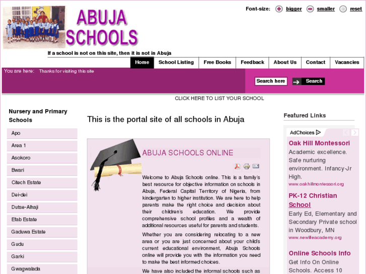 www.abujaschools.info