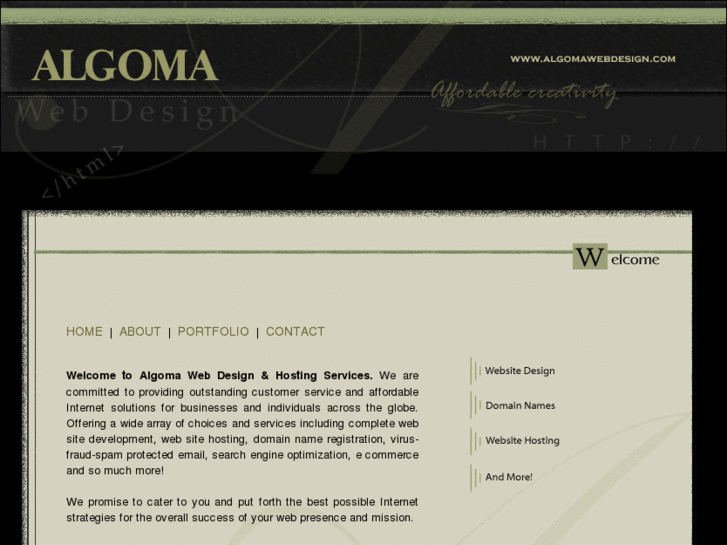 www.algomawebdesign.com