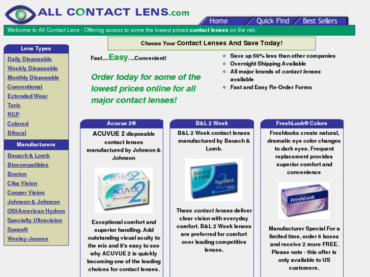 www.allcontactlens.com