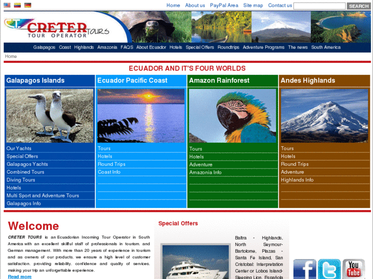 www.cretertours.com.ec
