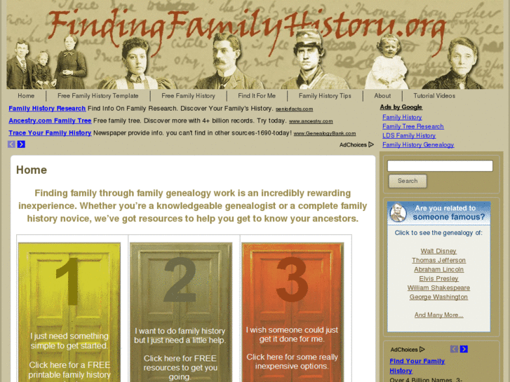 www.findingfamilyhistory.org