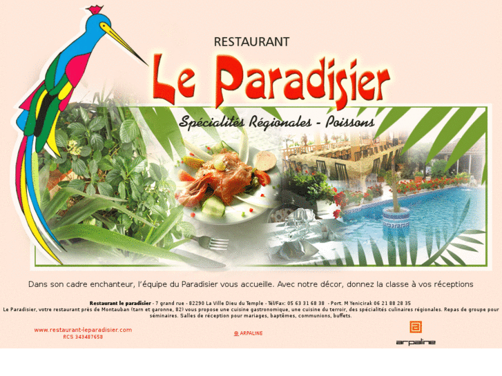 www.restaurant-leparadisier.com