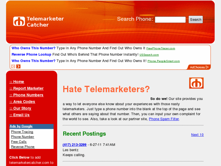 www.telemarketercatcher.com