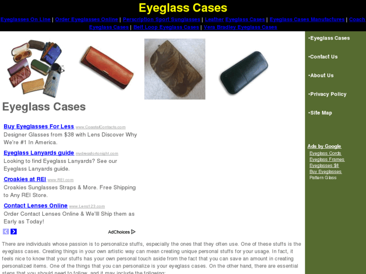 www.eyeglasscases.org