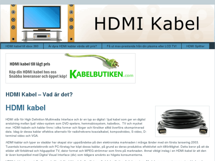 www.hdmi-kabel.se