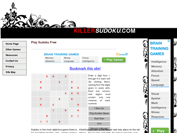 www.killersudoku.com