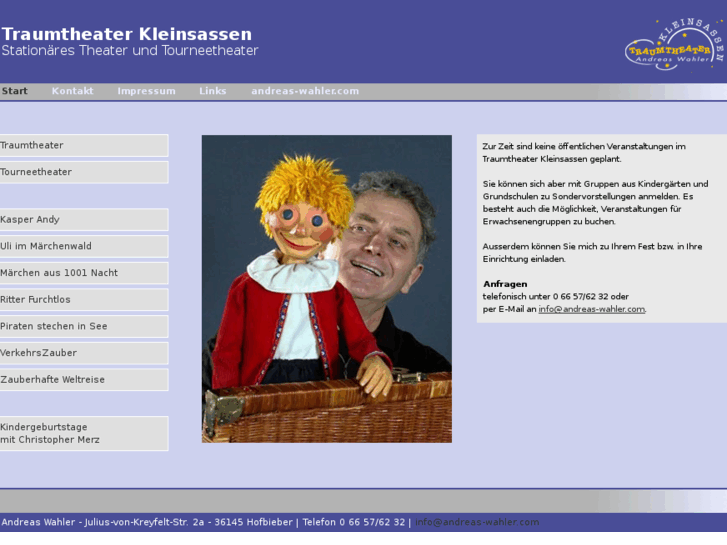 www.traumtheater-kleinsassen.de