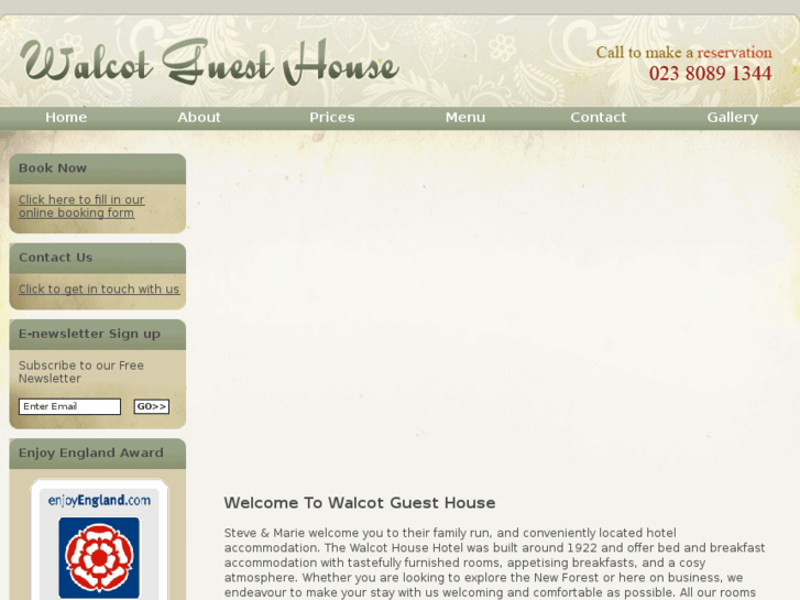 www.walcothousehotel.com