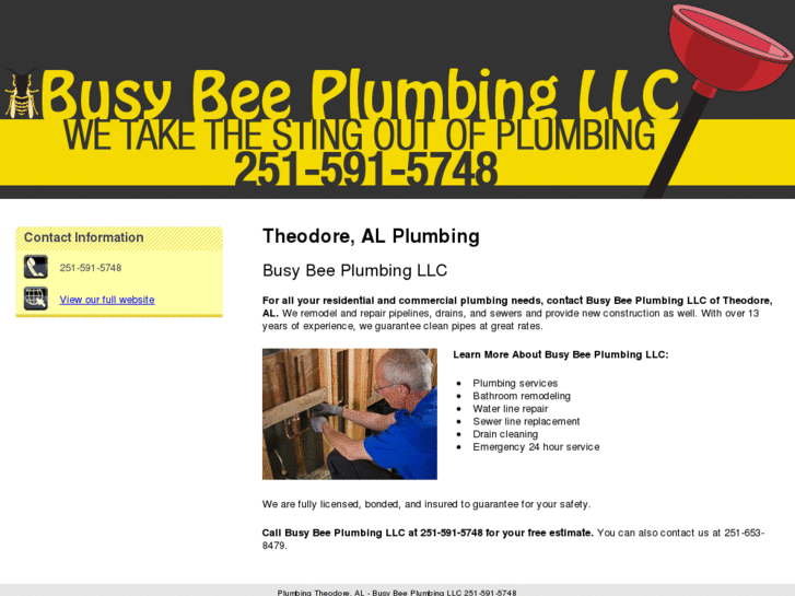 www.busybeeplumbing.net