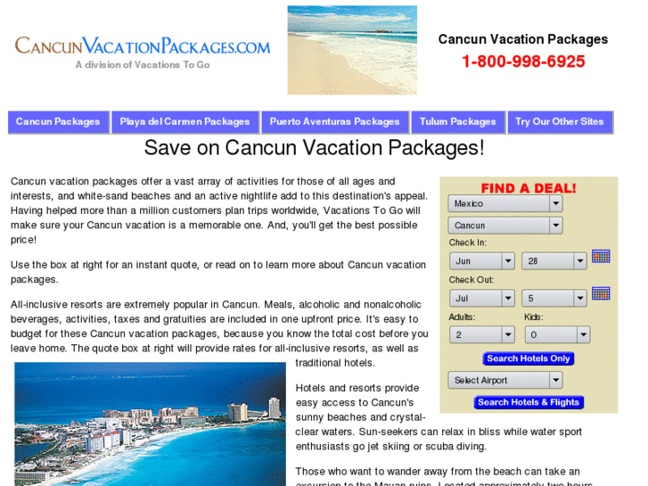 www.cancunmexicovacationpackage.com