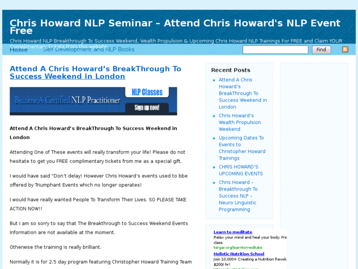 www.chrishowardnlp.com