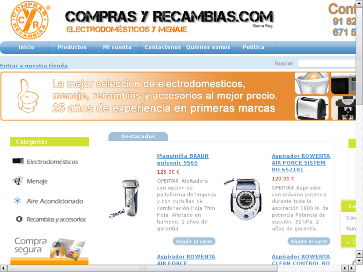 www.comprasyrecambias.es