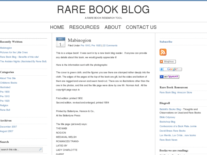 www.rarebookblog.com