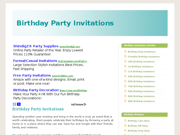 www.birthdaypartyinvitations101.com